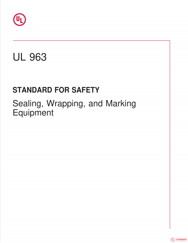 UL 963 PDF